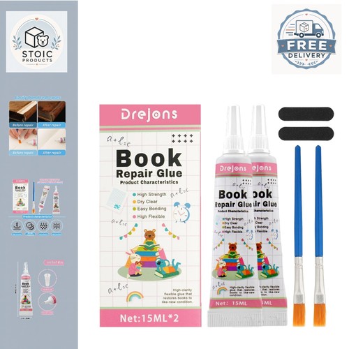 Flexible craft glue 15ml clear - flexible,