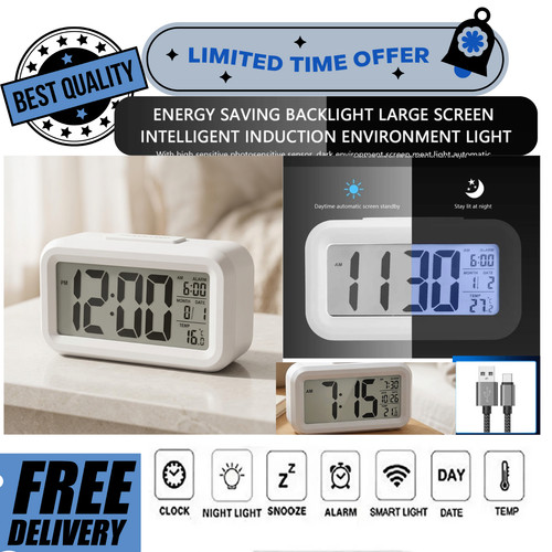 Digital led bedside snooze - digital,