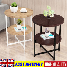2 Tiers Round Bedside Table
