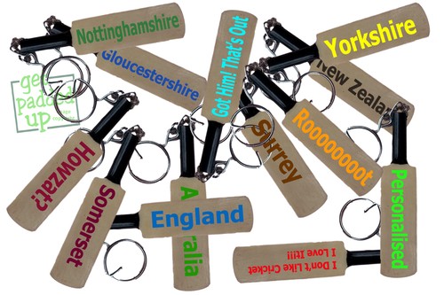 Mini miniature cricket bat key - miniature,