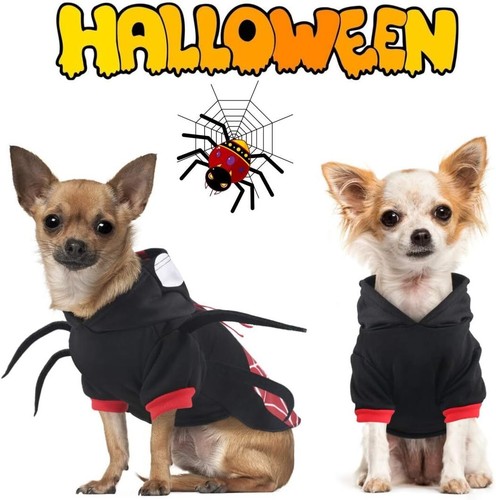 Halloween spider dog hoodie - spider,