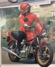 HESKETH V1000 - 3 PAGE ORIGINAL 1981 ROAD TEST with DEALER ADVERT PAGE + COVER