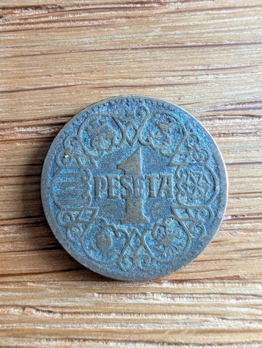Spain peseta coin - 1944,