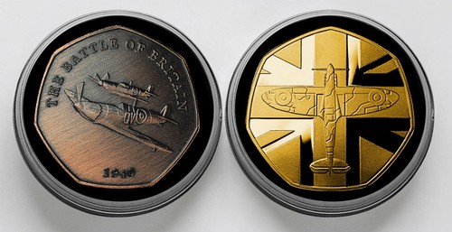 Pair battle britain 24ct - pair,