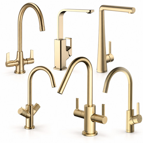 Bristan brushed brass kitchen - brushed,