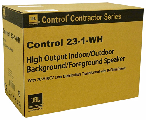 Jbl control wh wired - 23-1-wh,