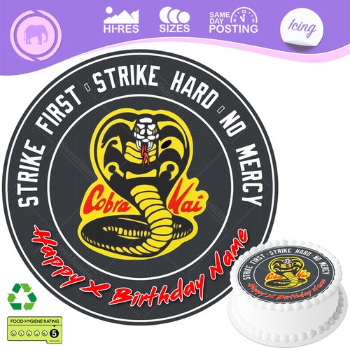 Cobra kai cake topper - kai,