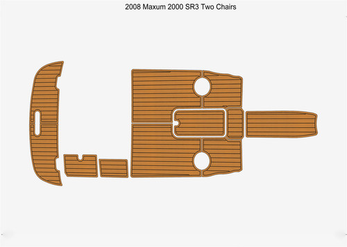 2008 maxum 2000 sr3 two - two, chairs