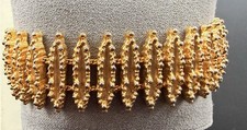 7” GOLD TONE COROCRAFT CUFF