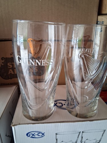 Guiness pint glasses - guiness,