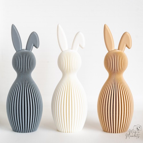 Easter bunny ornament - easter, 3d