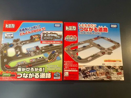 Tomica town road tile packs - road,