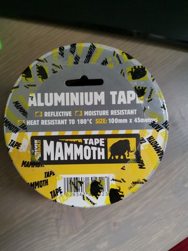 Aluminium foil tape - aluminium, self