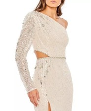 Mac Duggal Asymmetrical Lace
