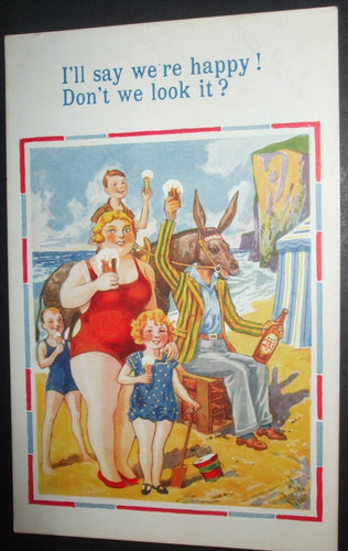 Old seaside comic fat - comic,