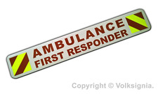  Ambulance First Responder - Reflective Magnetic Rear Sign - First Responder EMT
