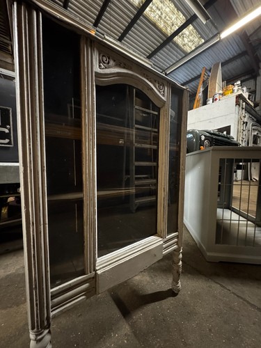 Antique glass fronted display