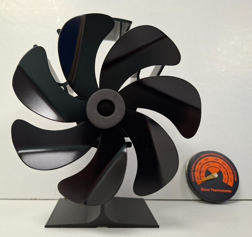 Wood stove fan - wood, with