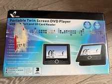 Portable Twin Screen DVD Player Brand New In Box
