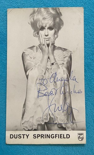 Dusty springfield signed - dusty,