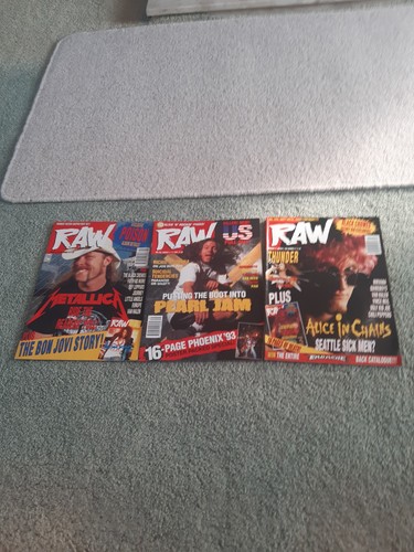 Raw metal magazines rare - 3,