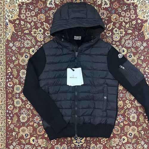 Moncler black padded - black, cardigan