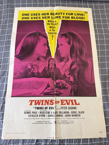 Twins evil original 27x41 - twins, of