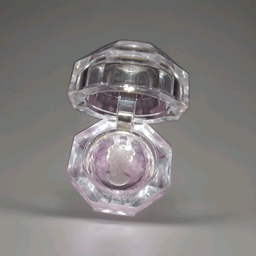Vintage facet prism clear - prism,