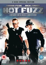 Hot Fuzz DVD (2007) Simon Pegg, Wright (DIR) cert 15 2 discs Fast and FREE P & P