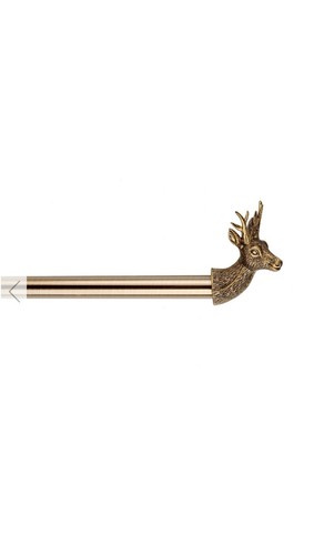 Gorgeous brass stag extendable - brass,