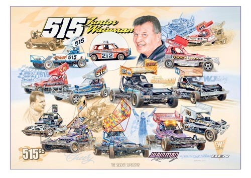 Brisca stock car print - car,