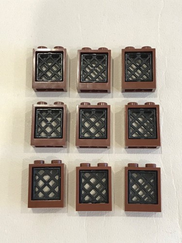 Lego 1x2x2 reddish brown - lego,