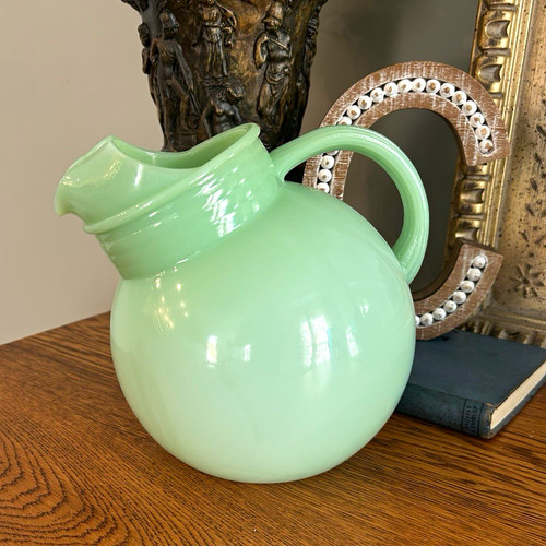 Vintage fire king jadeite ball - vintage,