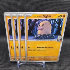 4x Team Rocket’s Diglett -