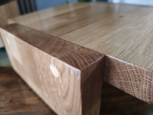 Solid oak speaker stands - solid,