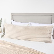 Ohs ribbed bolster - pillow, faux
