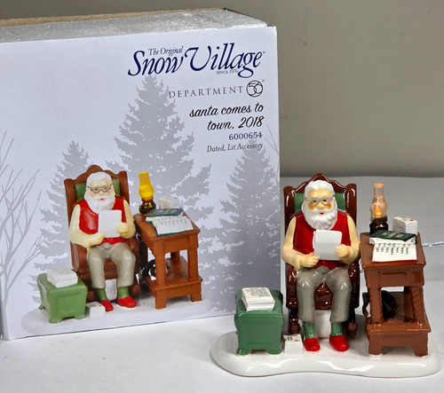 Dept snow village santa - dept.,