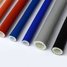Silicone fibreglass fire - /,