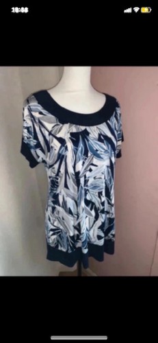 Size multi coloured top - size,