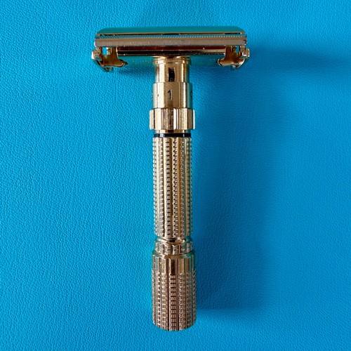 Vtg 1958 gillette fatboy gold - vtg,