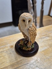 Beautiful Vintage Hand Painted Country Artists Owl Ornament