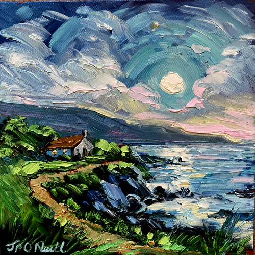 Impressionist irish moonlight - impressionist,