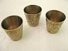Vintage Indian Brass  X3 lassi