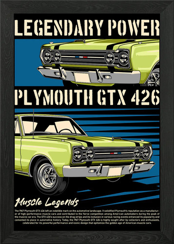 Retro gtx 426 muscle - 426, car