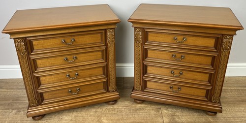 Pair bedside tables vintage - pair, of