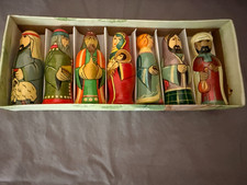 Russian Doll Set of 7 Nativity Christmas Ornaments