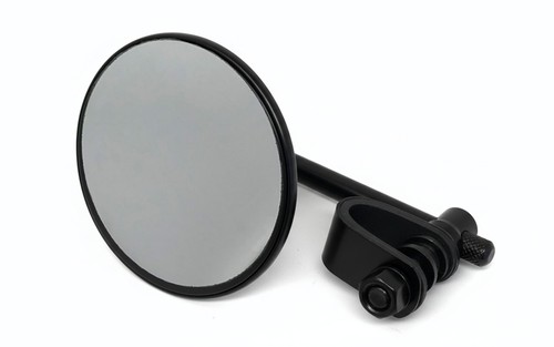 Motorcycle single retro - retro, mirror