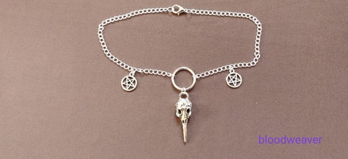 Bird skull pentagram - , tibetan