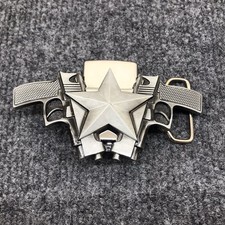Antique Brushed Silver Star
