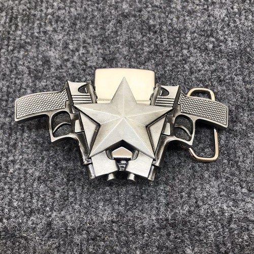 Antique brushed silver - brushed, star